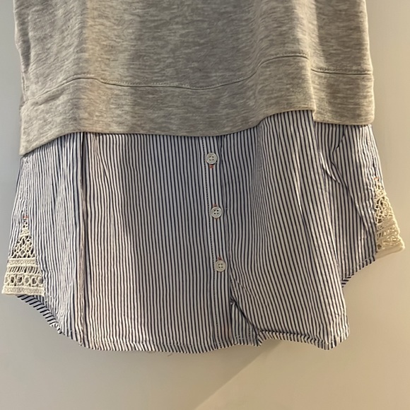 Anthropologie Postmark double layer top - Picture 6 of 8